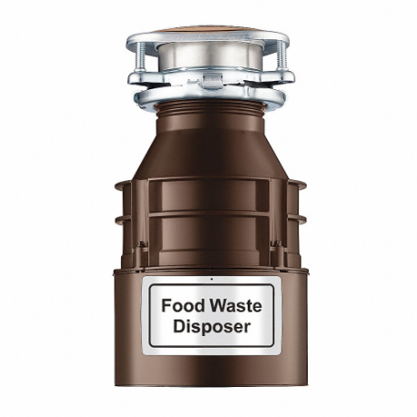 Division Garbage Disposal, 1/2 Hp, 1 1/2 Inch Connection Drain, 120 Volt, Residential