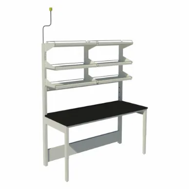 Mobile Lab Table, 72 Inch Width, 84 Inch Height