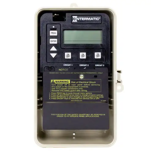 Electronic Time Control, 3-Circuit, Freeze Protection Probe