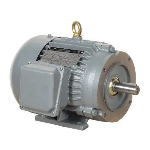 AC Induction Motor, General Purpose, 1Hp, 3-Phase, 230/460 VAC, 1800 rpm, TEFC