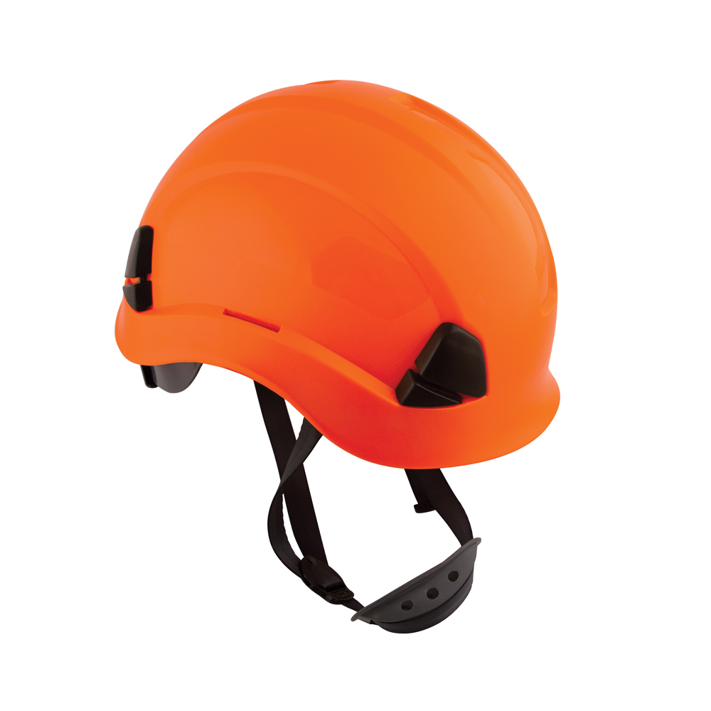 Hard Hat, Industrial, Climbing Inspired, Non-Vented, Orange, 12 Case Quantity