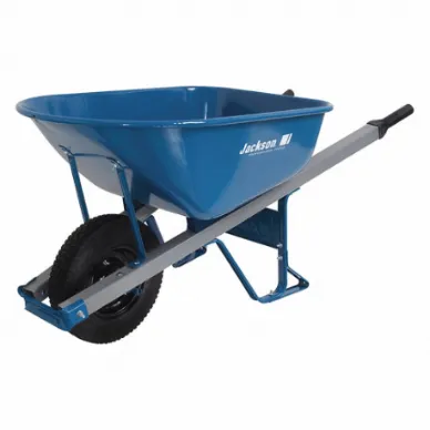 Steel Wheebarrow, FlatFree Tires, 6cu. ft