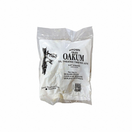 Oakum, Brown, 16 Oz Container Size, Bag