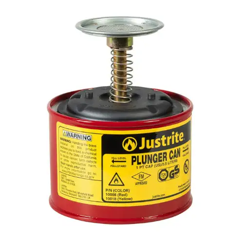 JUSTRITE Plunger Cans