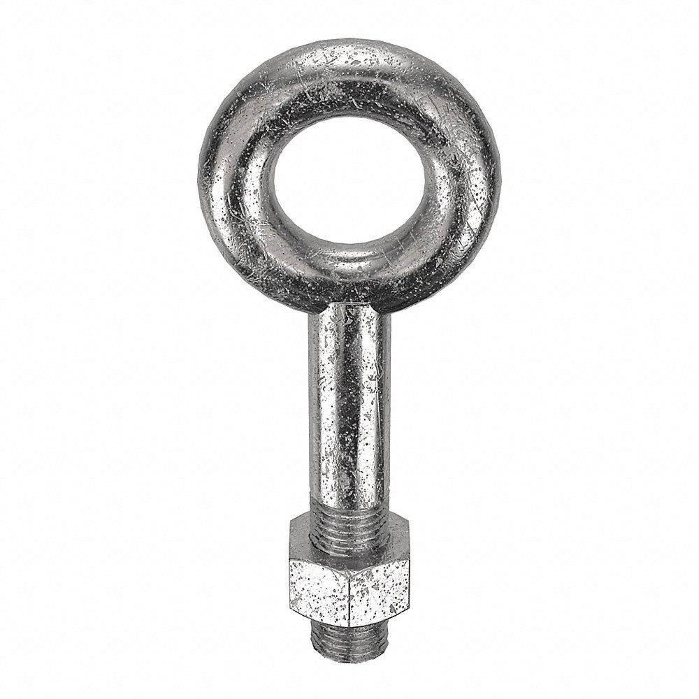 Eye Bolt, 13,500 Lb Working Load, Stainless Steel, 1-1/4-7 Thread Size