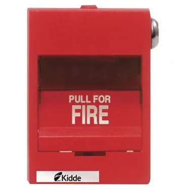 Fire Alarm Pull Station, Red, 3-3/8 Inch D