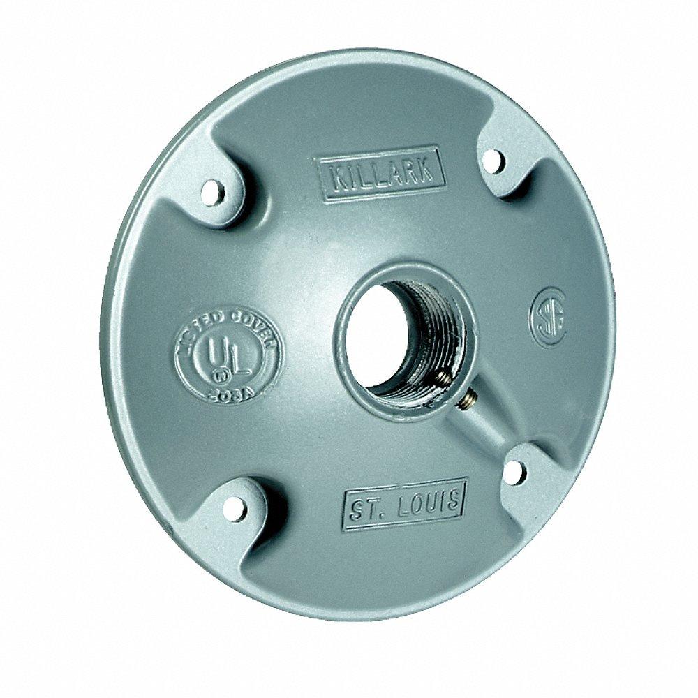 Hub Cover, Round Ceiling Pan, 1 Inch Depth, 5 1/4 Inch Width 4 1/2 Inch Length