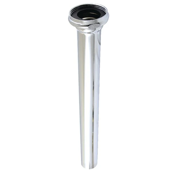 112 to 114 StepDown Tailpiece, 12 Length, Polished Chrome