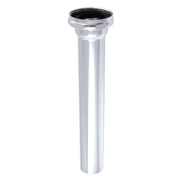 112 to 114 StepDown Tailpiece, 8 Length, Polished Chrome