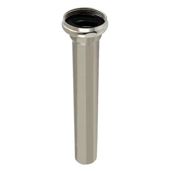 112 to 114 StepDown Tailpiece, 8 Length, Brushed Nickel