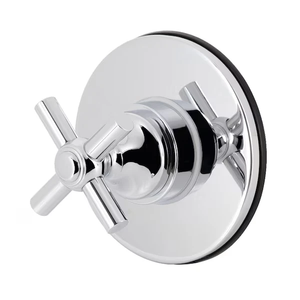 SingleHandle ThreeWay Diverter Valve with Trim Kit, Polished Chrome