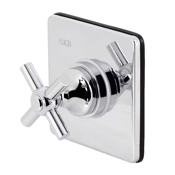 SingleHandle ThreeWay Diverter Valve with Trim Kit, Polished Chrome