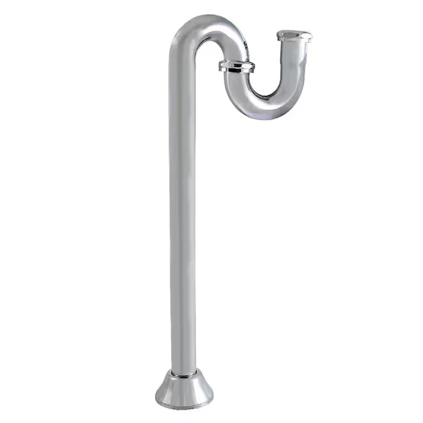 114Inch Brass STrap, 18 Gauge, Polished Chrome