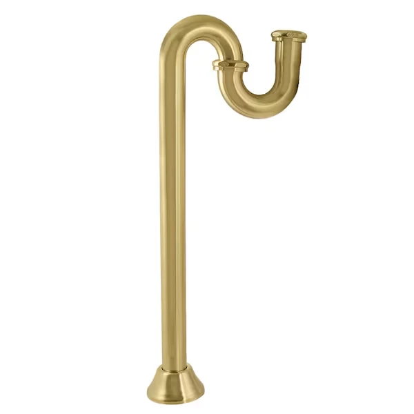 114Inch Brass STrap, 18 Gauge, Brushed Brass