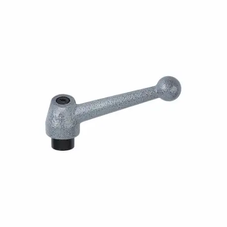 Adjustable Handle, Ball Knob, Steel Handle, M16 Thread Size, 1 To 1/16 Inch Stud Length