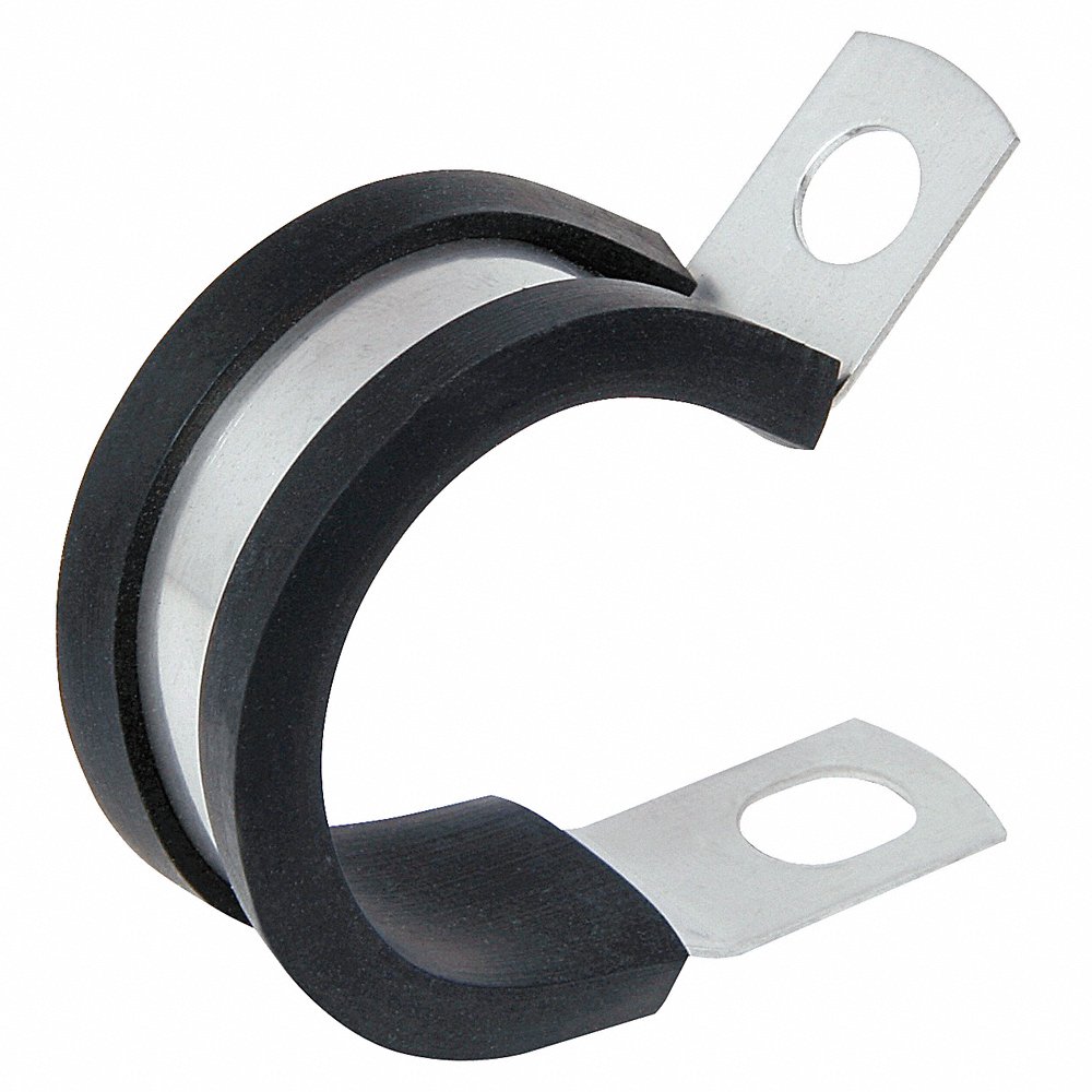 Cushioned Cable Clamp, 5/16 Inch Cable Clamping Dia., 1000PK