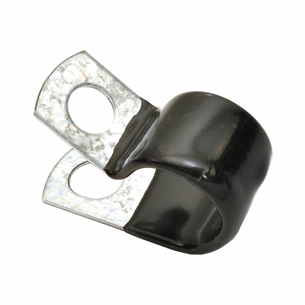 Cushioned Cable Clamp, 1-3/16 Inch Cable Clamping Dia., 500PK