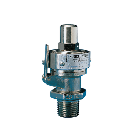 Safety Relief Valve, 1 Inch Inlet Size, Non Code Air Gas, Stainless Steel