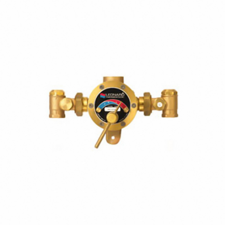 Checkstop Valve, Rough-Finish Lead Free Bronze, 1 Inch Inlet Size, 1 1/4 Inch Outlet Size
