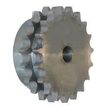 Double Strand Sprocket, 6.972 Inch Pitch Diameter, 1 Inch Stock Bore