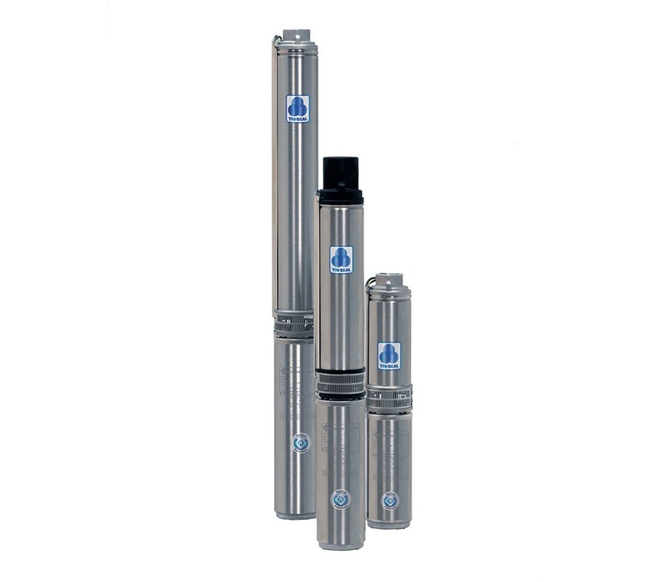 Submersible Pump, Tri Seal, 3 Wire, 1.5 Hp, 15 Gpm