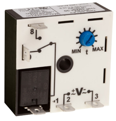 Time Delay Relay, 24V AC/DC, 10A