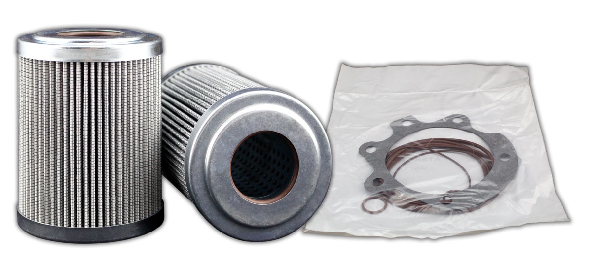 Transmission Filter Kit, Glass, 25 Micron Rating, Viton Seal, 4.21 Inch Height