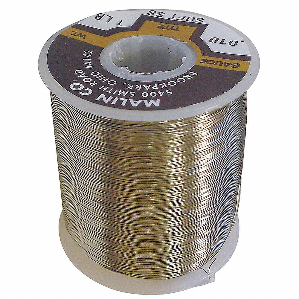 Baling Wire, 0.040 Inch Diameter, 169.6 ft. Length, Aluminium