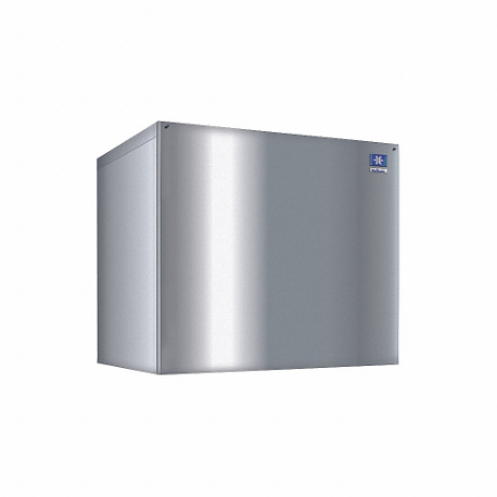 Ice Maker, Air, Dice Cube Type, 470 lb Ice Production per Day, Antimicrobial