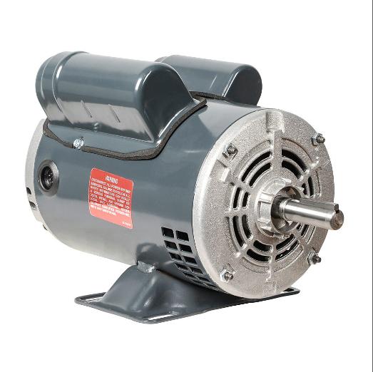 AC Induction Motor, General Purpose, 1/2Hp, 1-Phase, 115/230 VAC, 1800 rpm, 56 Frame