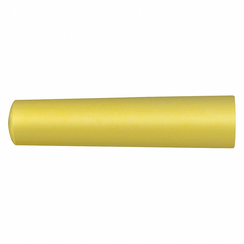 Railroad Chalk, Yellow, 1 Inch Tip Size, Round Tip, Immediate, 144Pk