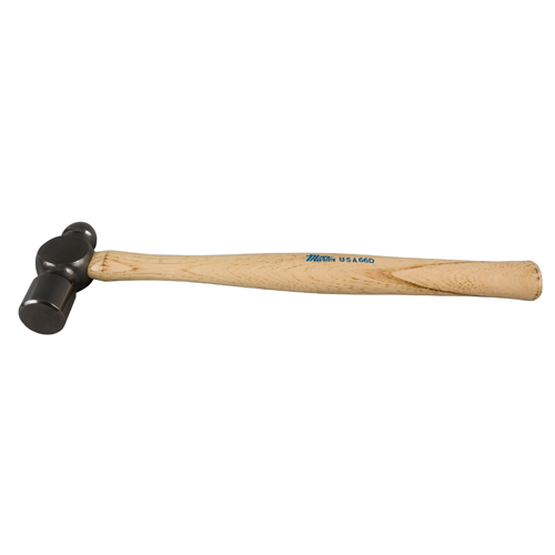 Ball-Peen Hammer, 14-1/2 Inch Length, 20 oz. Head Size, Wood Coating, Steel