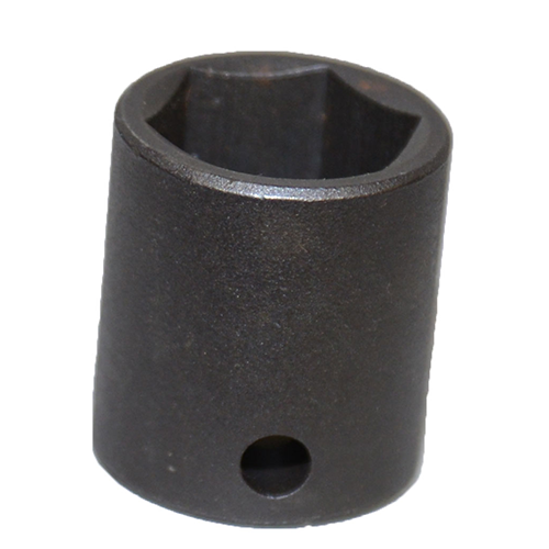Impact Socket, Metric, 6 Point, 3/8 Inch Drive, 17mm Size, Alloy Steel