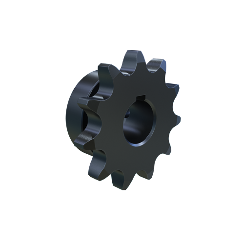 Roller Chain Sprocket, 40 Chain No., 0.625 Inch Bore, 2.003 Inch Outside Dia. Steel