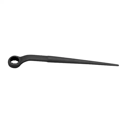 Structural Box End Wrench, SAE, 12 Point, 2 9/16 Inch Size, Industrial Black, Steel