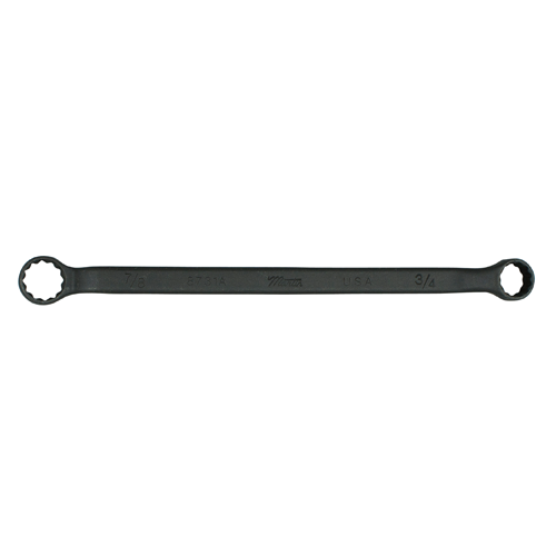 Offset Double Box Wrench, SAE, 12 Point, 1 5/16 Inch Size, Industrial Black, Steel