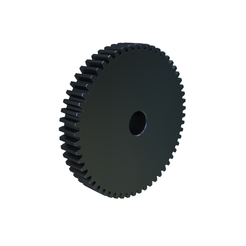 Spur Gear, 12 Diametral Pitch, 4.667 Inch Pitch Dia., Reborable, Steel