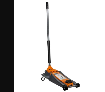 Floor Jack, 4400 lbs Capacity, Steel, Grey And Orange