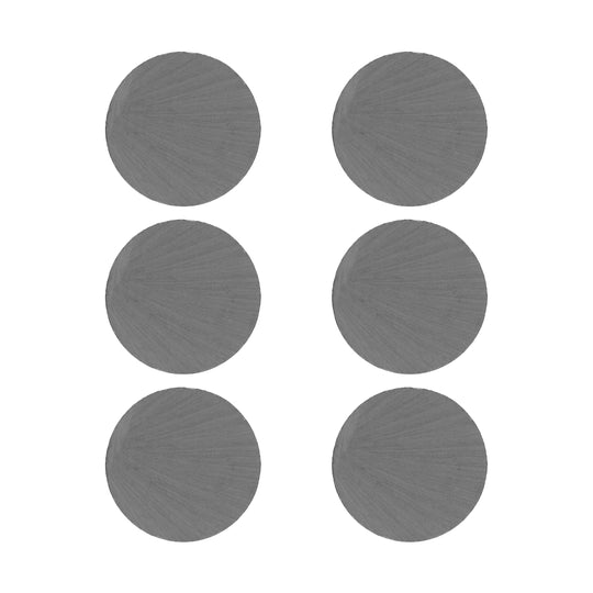 Disc Magnet, 1.0 Inch Dia., 0.156 Inch Thickness, Ceramic, Pack of 6