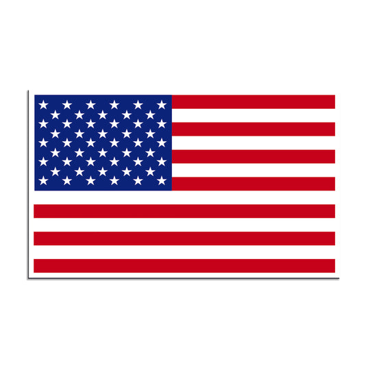 Magnetic U.S.A. Flag, 3.0 Inch Width, 5.0 Inch Length, Pack of 2