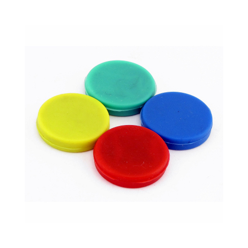 Disc Magnet, 1 Inch Dia., Rubber