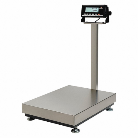 Bench Scale, 21 5/8 Inch Weighing Surface Dp, 16 1/2 Inch Weighing Surface Width, kg/lb