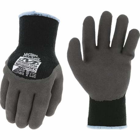 Coated Glove, S, 3/4, Foam Latex, SpeedKnit™, Sandy
