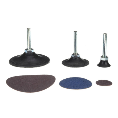 Grinding/Finishing Test Kit, Aluminum Oxide, Assorted Grit, Y Wt Cloth