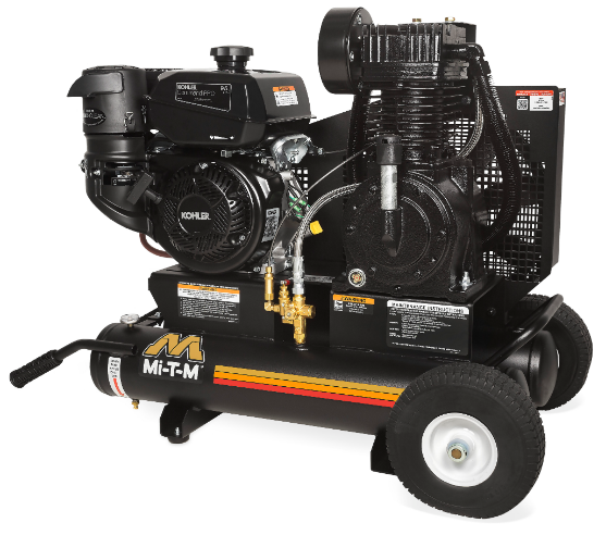 Air Compressor, 8 Gallon, 17.2 Cfm, 277 cc