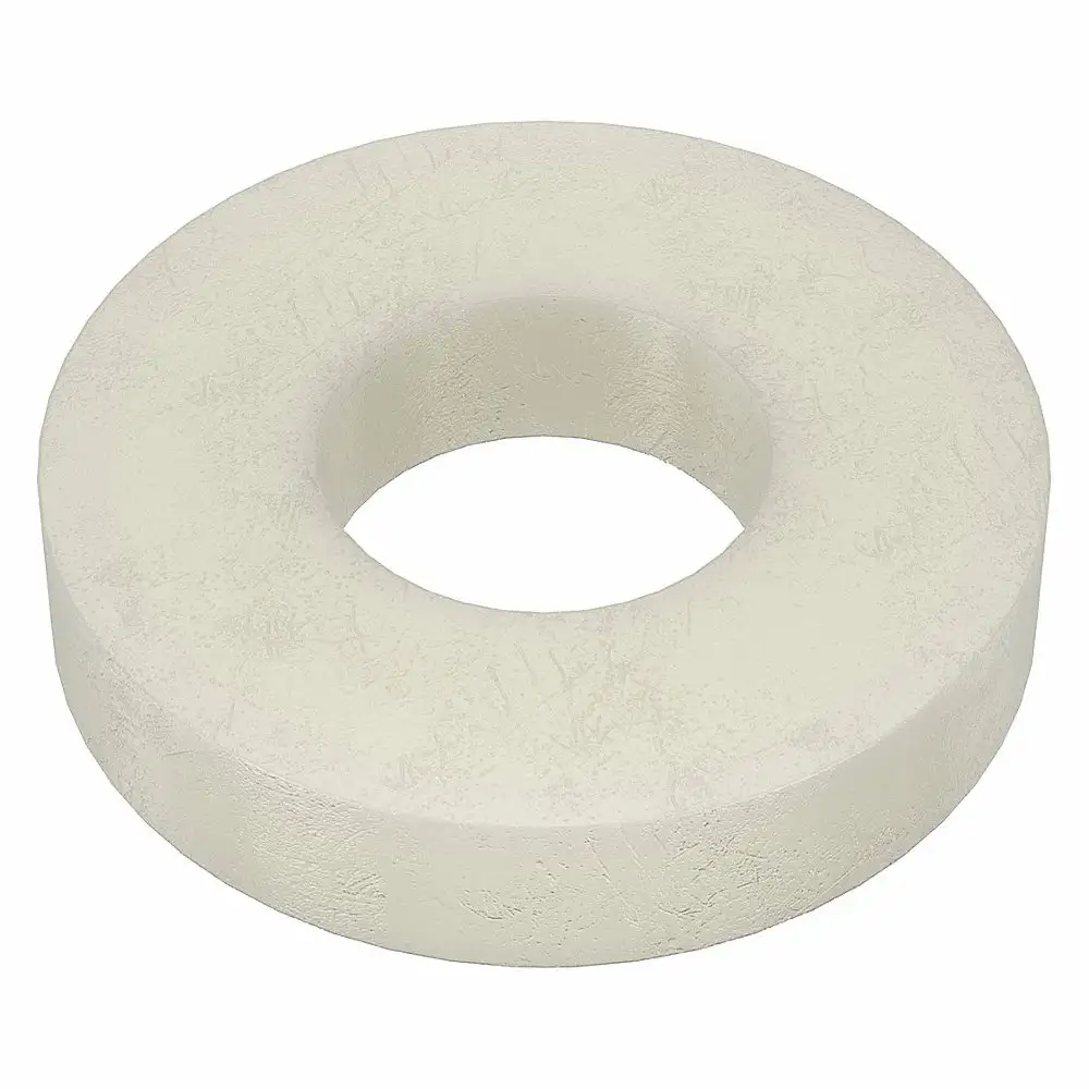 Flat Washer, Nylon, Fits, #6 Size, 40Pk