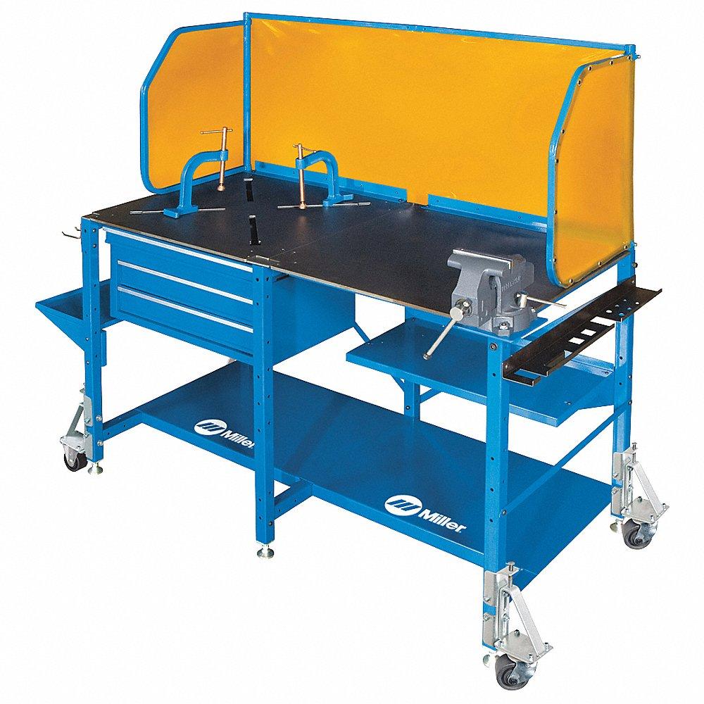 Welding Table, 57 Inch Working Width, 27 Inch Working Depth, 1000 lbs. Load Capacity