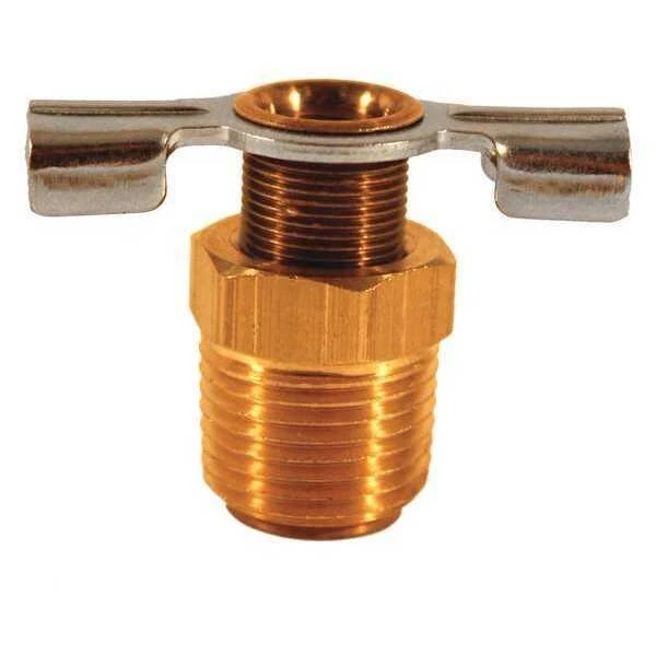 Compressor Tank Drain Cock, 3/8 Inch NPT, PK10