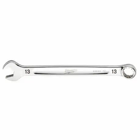 Combination Wrench, Chrome Vanadium Steel, 13 mm Head Size, 7 Inch Length