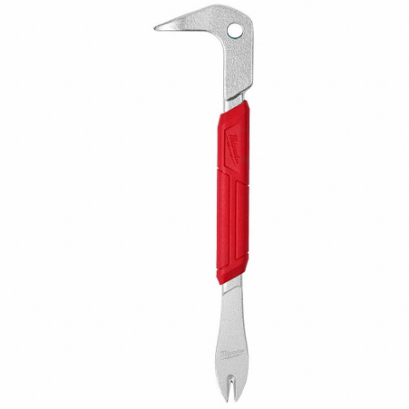 Nail Puller, Claw End, 9 Inch Overall Length, 2 Inch Bar Width, 1 Inch End Width